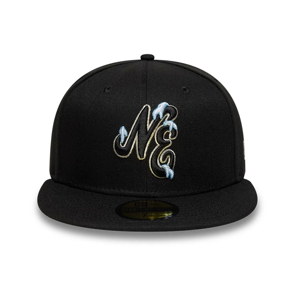 New Era Snow Icon Black 59FIFTY Fitted Cap