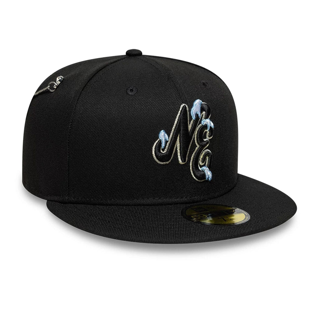 New Era Snow Icon Black 59FIFTY Fitted Cap