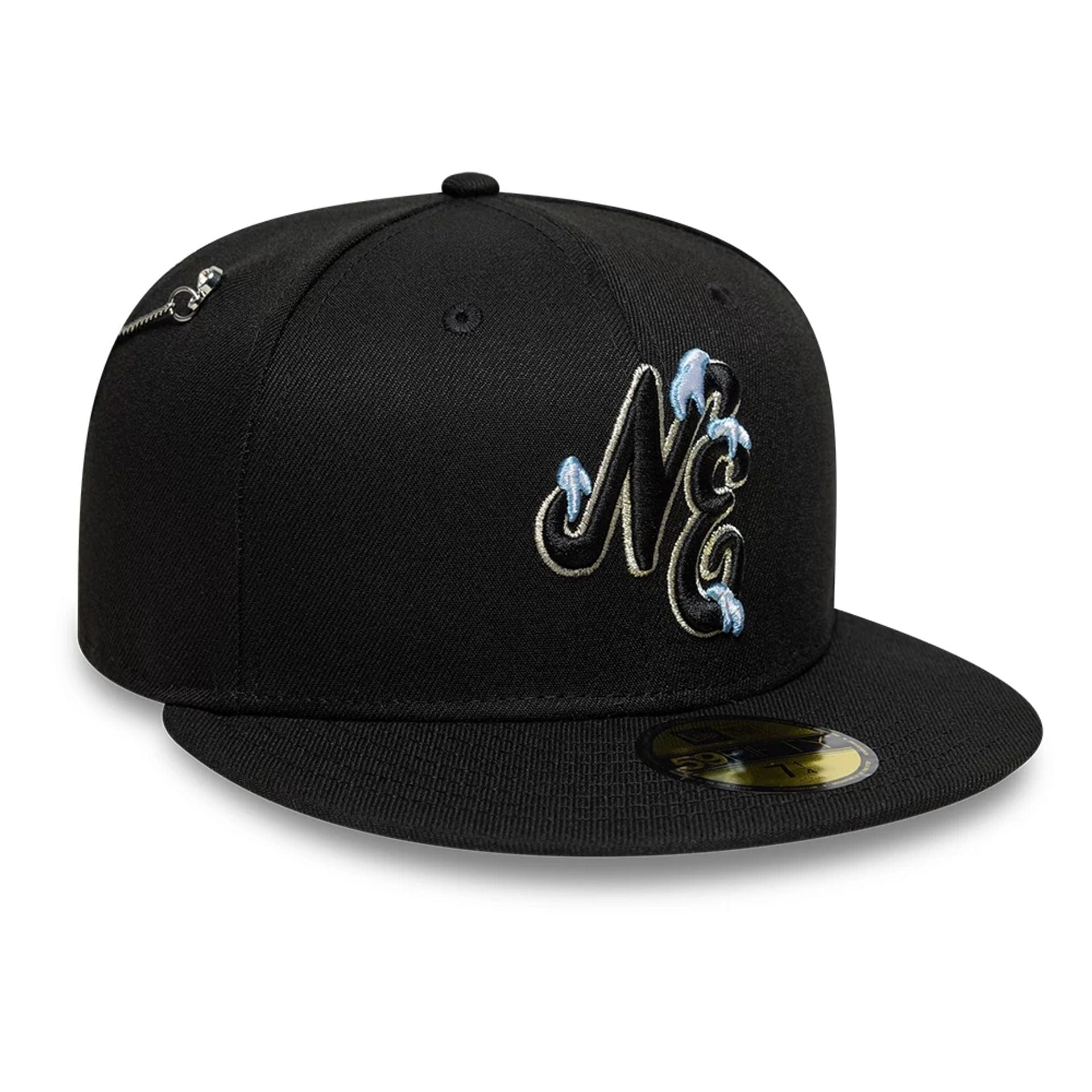 New Era Snow Icon Black 59FIFTY Fitted Cap