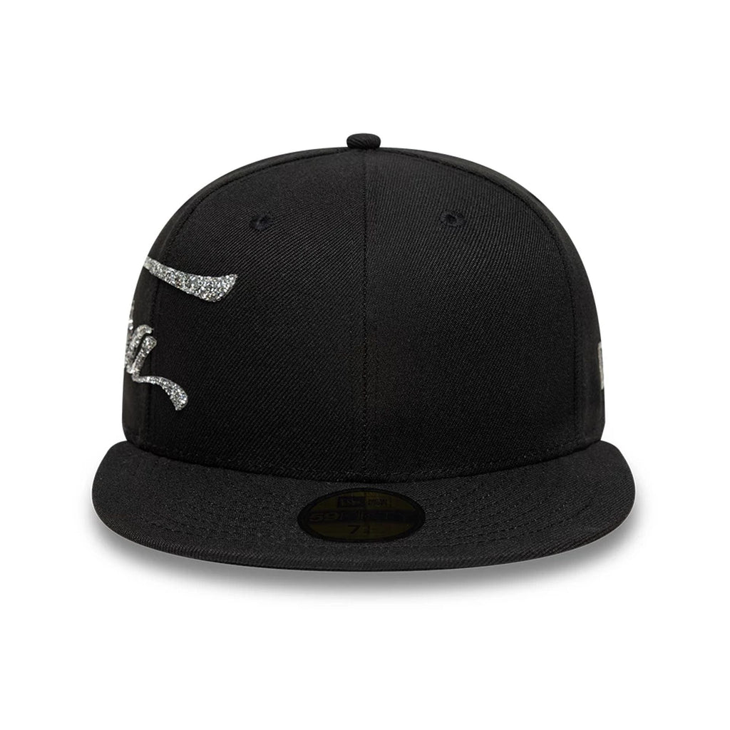 New Era Script Black 59FIFTY Fitted Cap