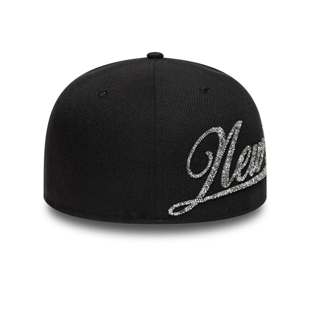 New Era Script Black 59FIFTY Fitted Cap