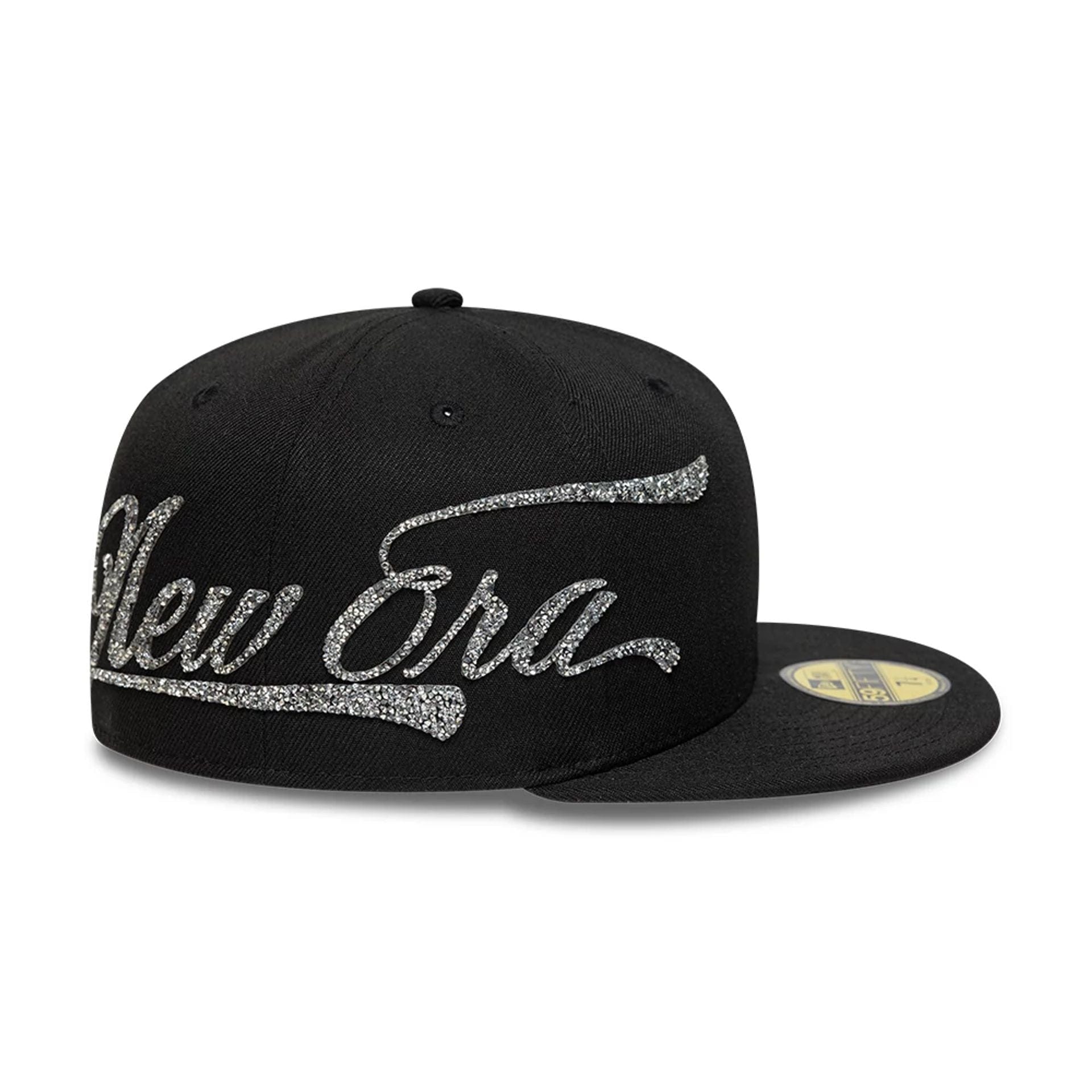 New Era Script Black 59FIFTY Fitted Cap