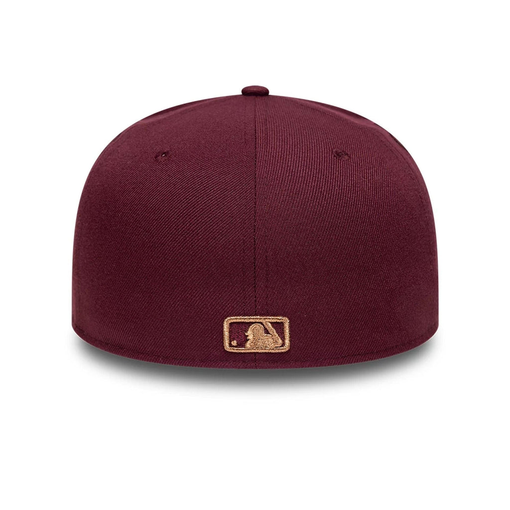 LA Dodgers MLB Beaded Wings Dark Red 59FIFTY Fitted Cap