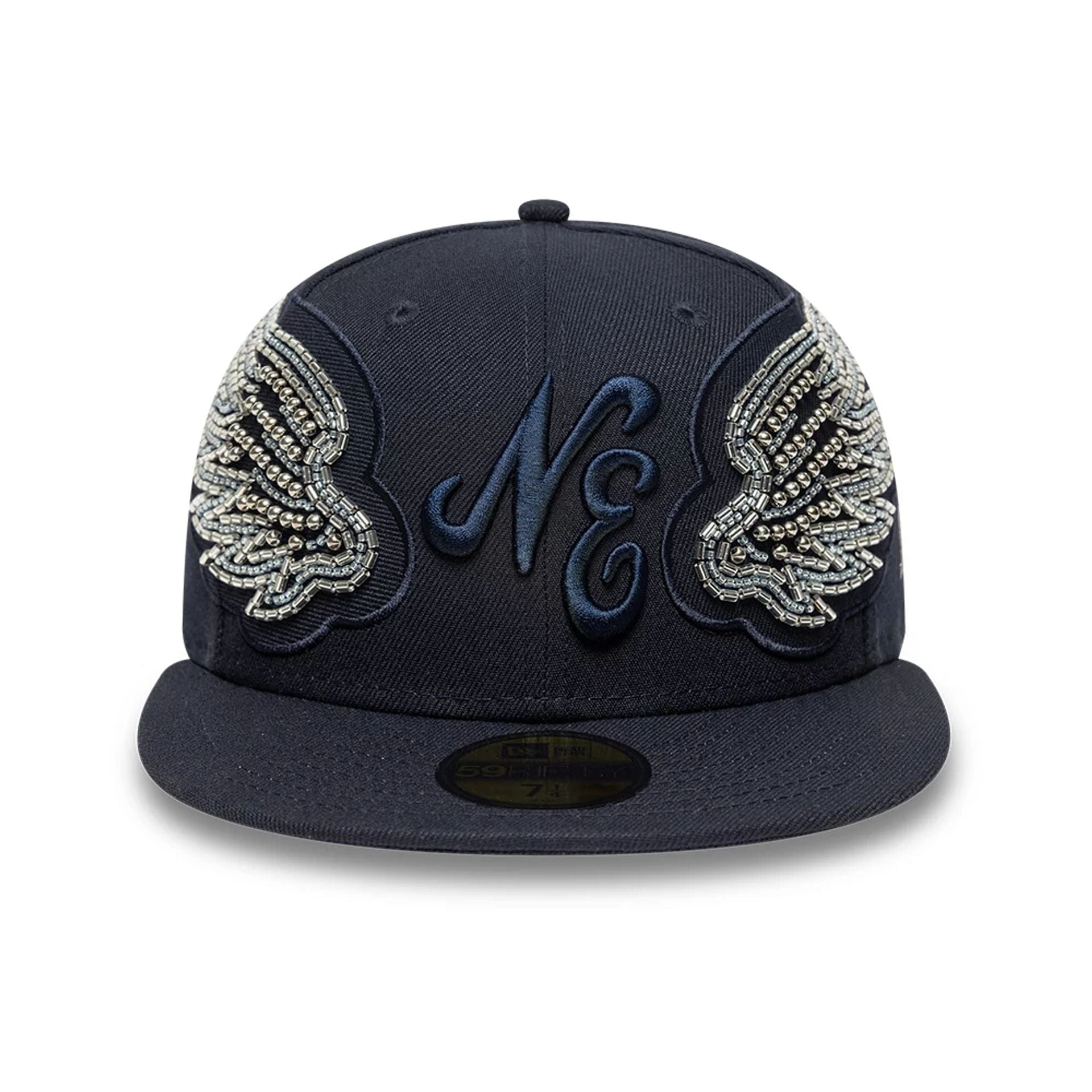 New Era Beaded Wings Navy 59FIFTY Fitted Cap