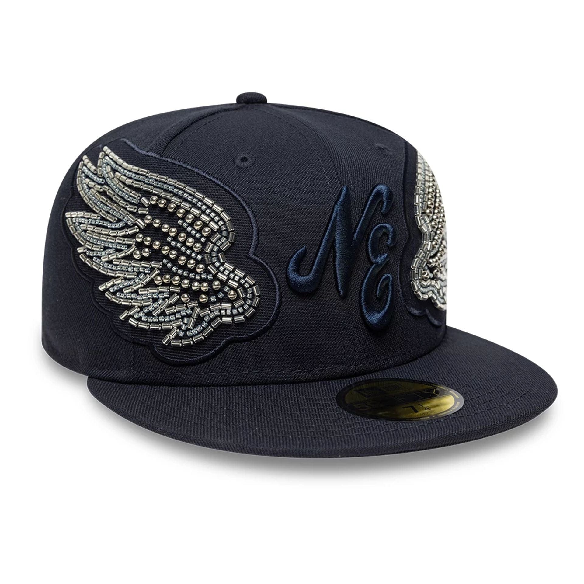 New Era Beaded Wings Navy 59FIFTY Fitted Cap