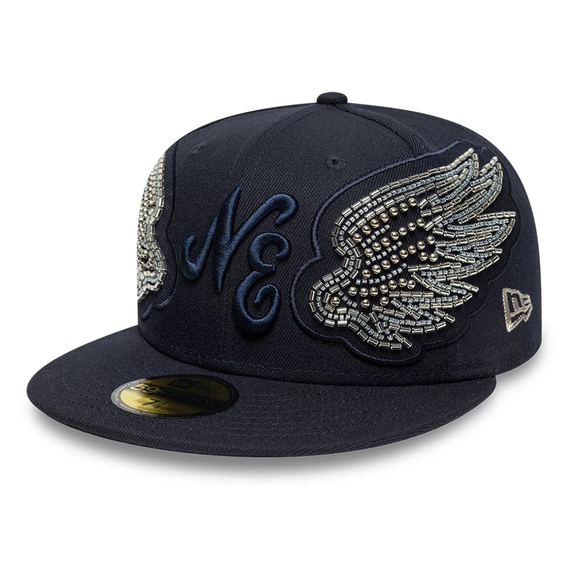 New Era Beaded Wings Navy 59FIFTY Fitted Cap