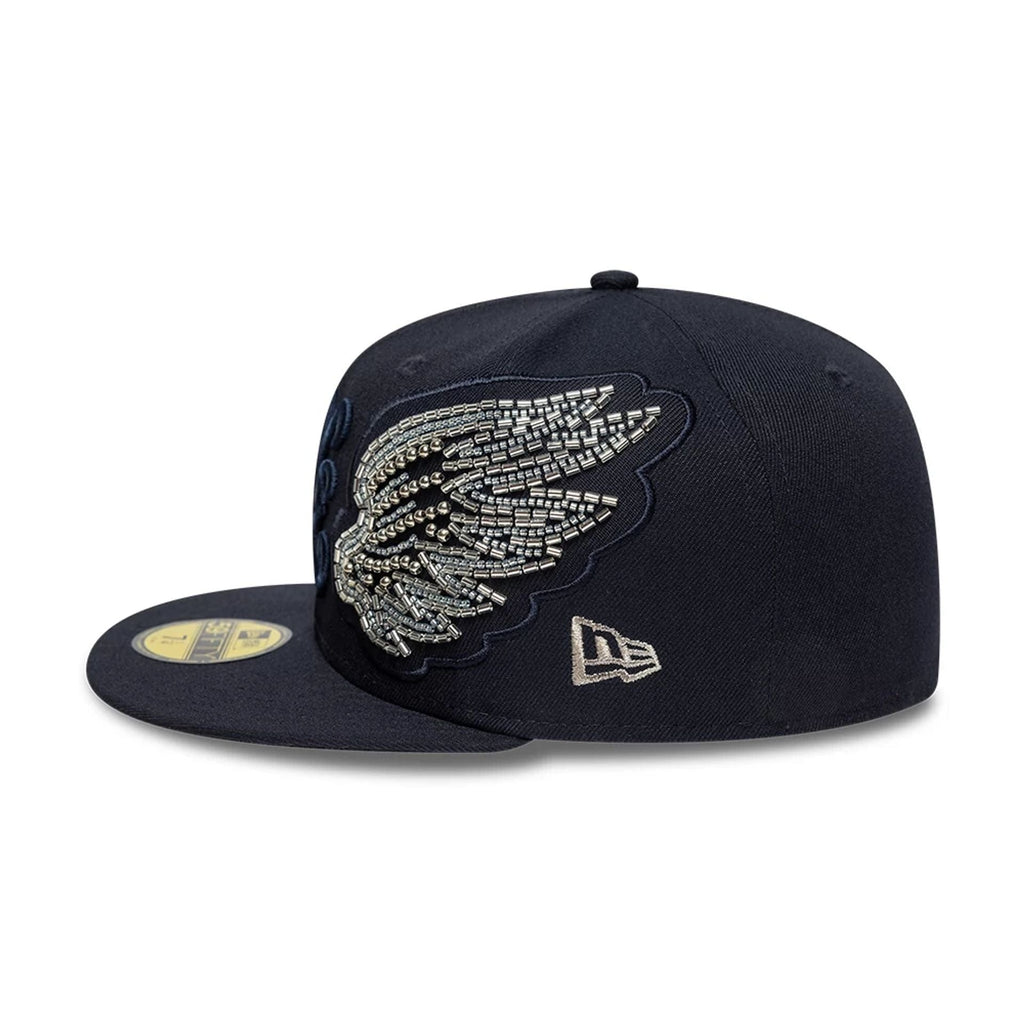 New Era Beaded Wings Navy 59FIFTY Fitted Cap