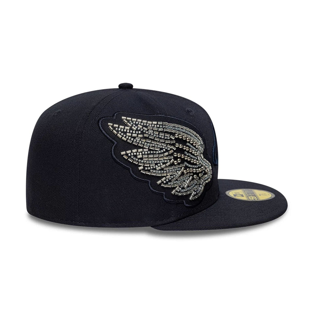 New Era Beaded Wings Navy 59FIFTY Fitted Cap