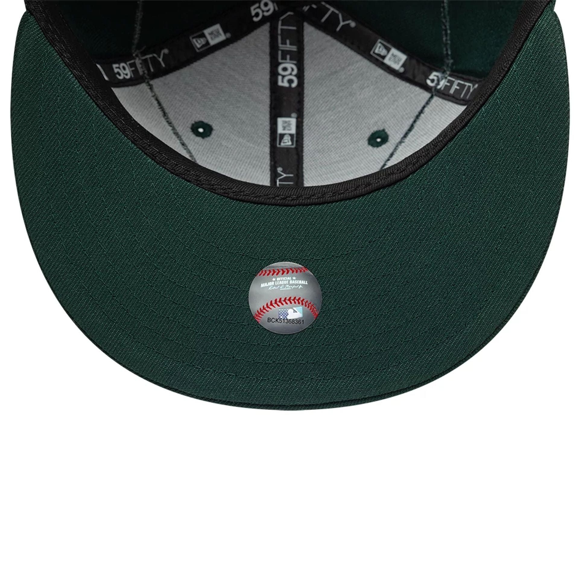 New York Yankees MLB Beaded Wings Dark Green 59FIFTY Fitted Cap