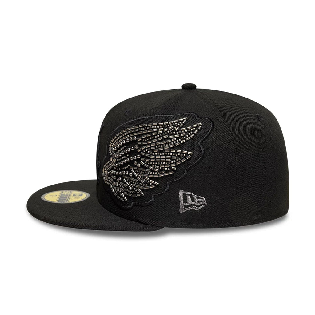 Chicago White Sox MLB Beaded Wings Black 59FIFTY Fitted Cap