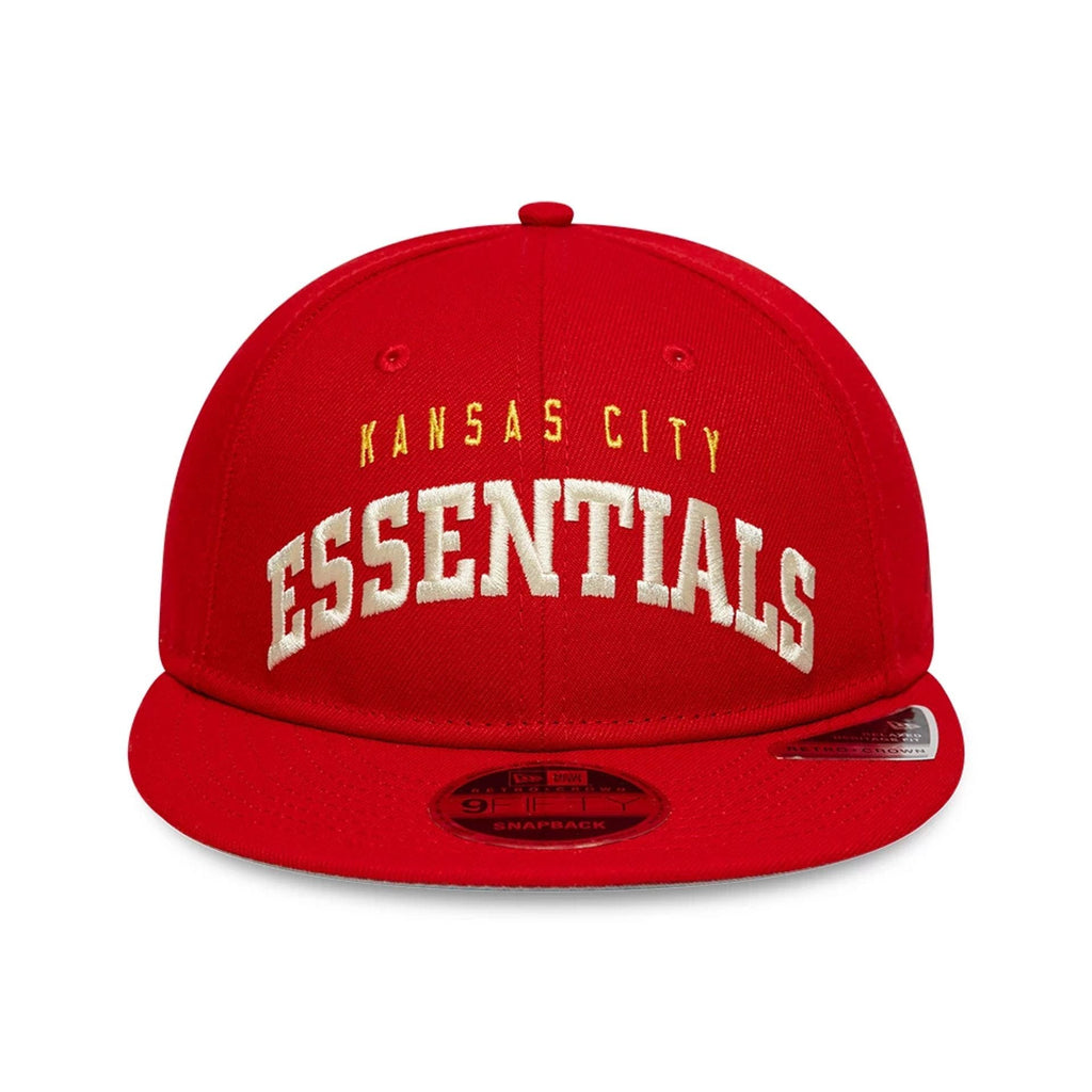 Kansas City Chiefs Fear Of God x NFL Red Retro Crown 9FIFTY Adjustable Cap