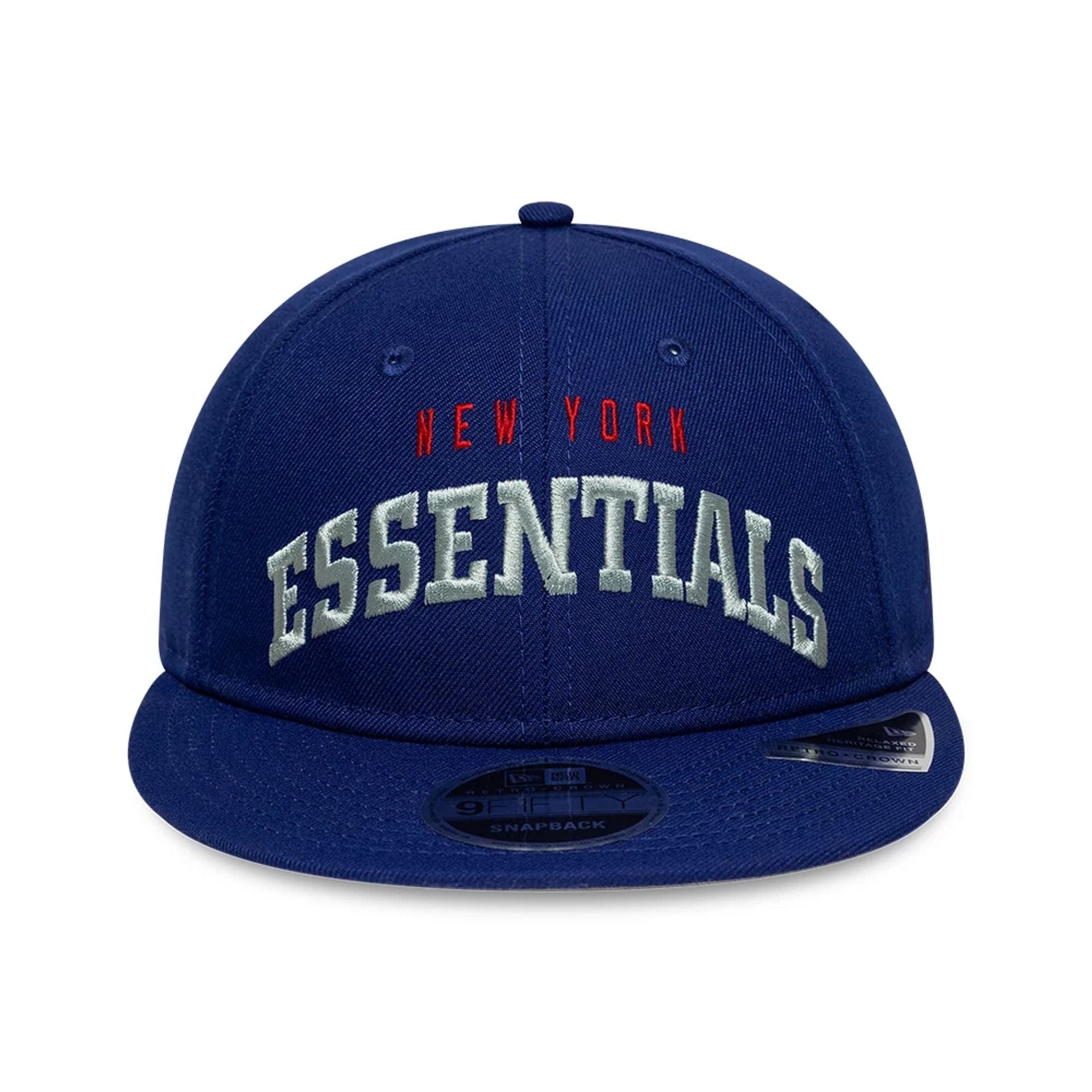 New York Giants Fear Of God x NFL Dark Blue Retro Crown 9FIFTY Adjustable Cap