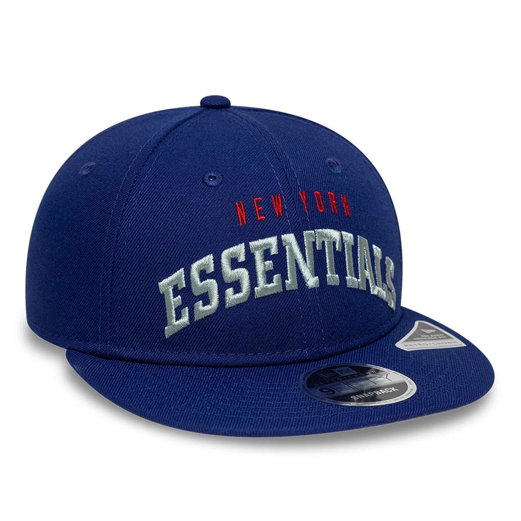 New York Giants Fear Of God x NFL Dark Blue Retro Crown 9FIFTY Adjustable Cap