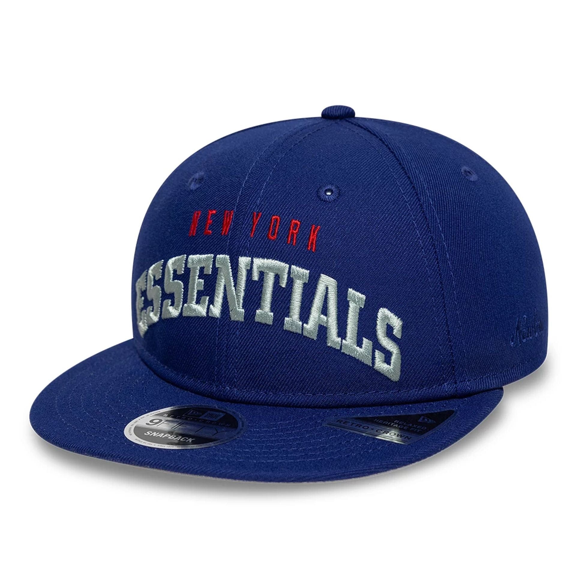 New York Giants Fear Of God x NFL Dark Blue Retro Crown 9FIFTY Adjustable Cap