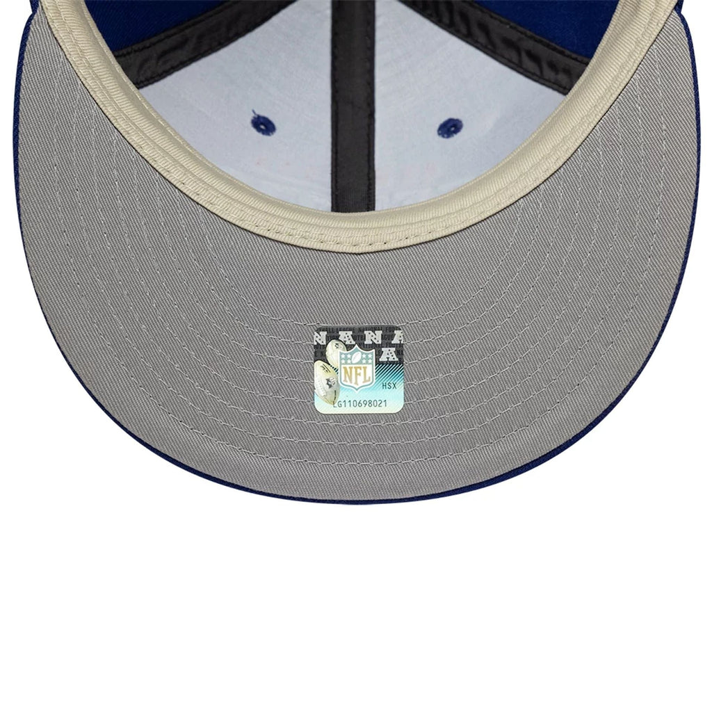 New York Giants Fear Of God x NFL Dark Blue Retro Crown 9FIFTY Adjustable Cap