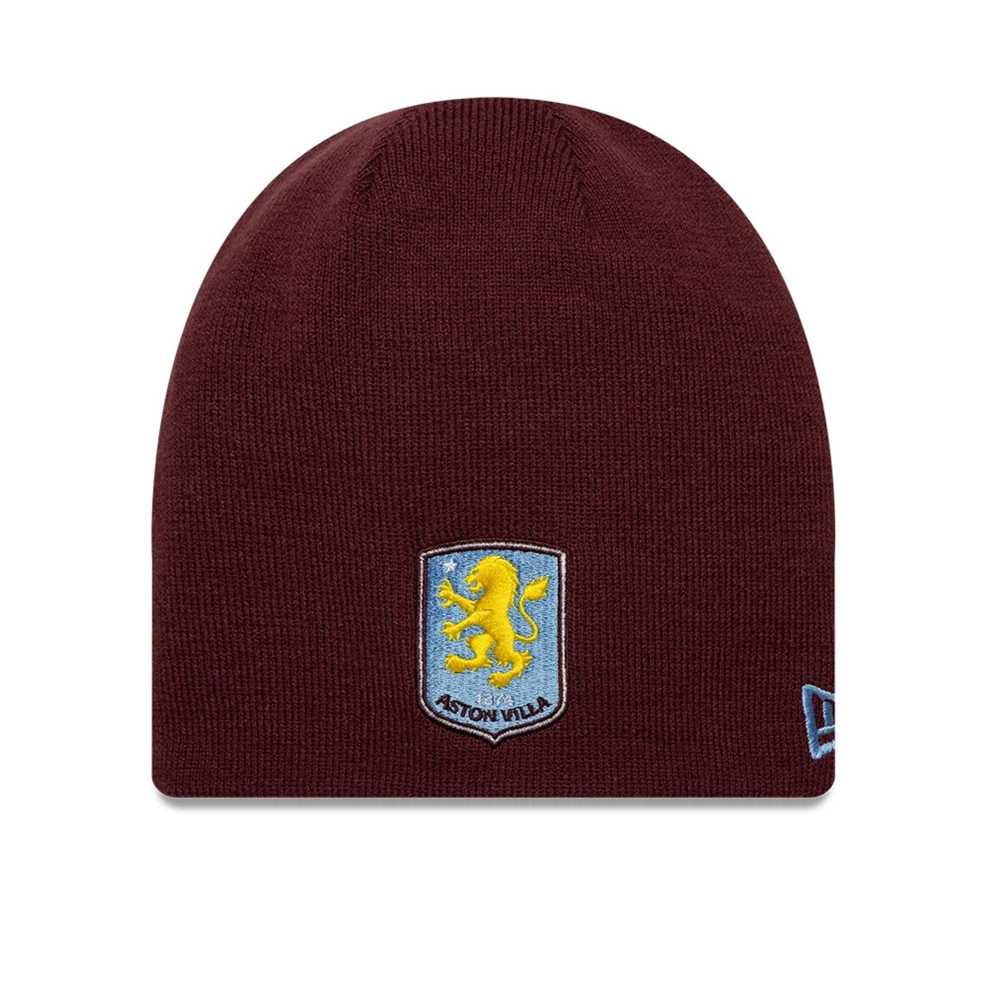 Aston Villa FC Reverse Dark Red Cuff knit Beanie Hat