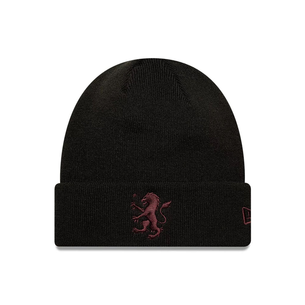 Aston Villa FC Core Black Cuff knit Beanie Hat