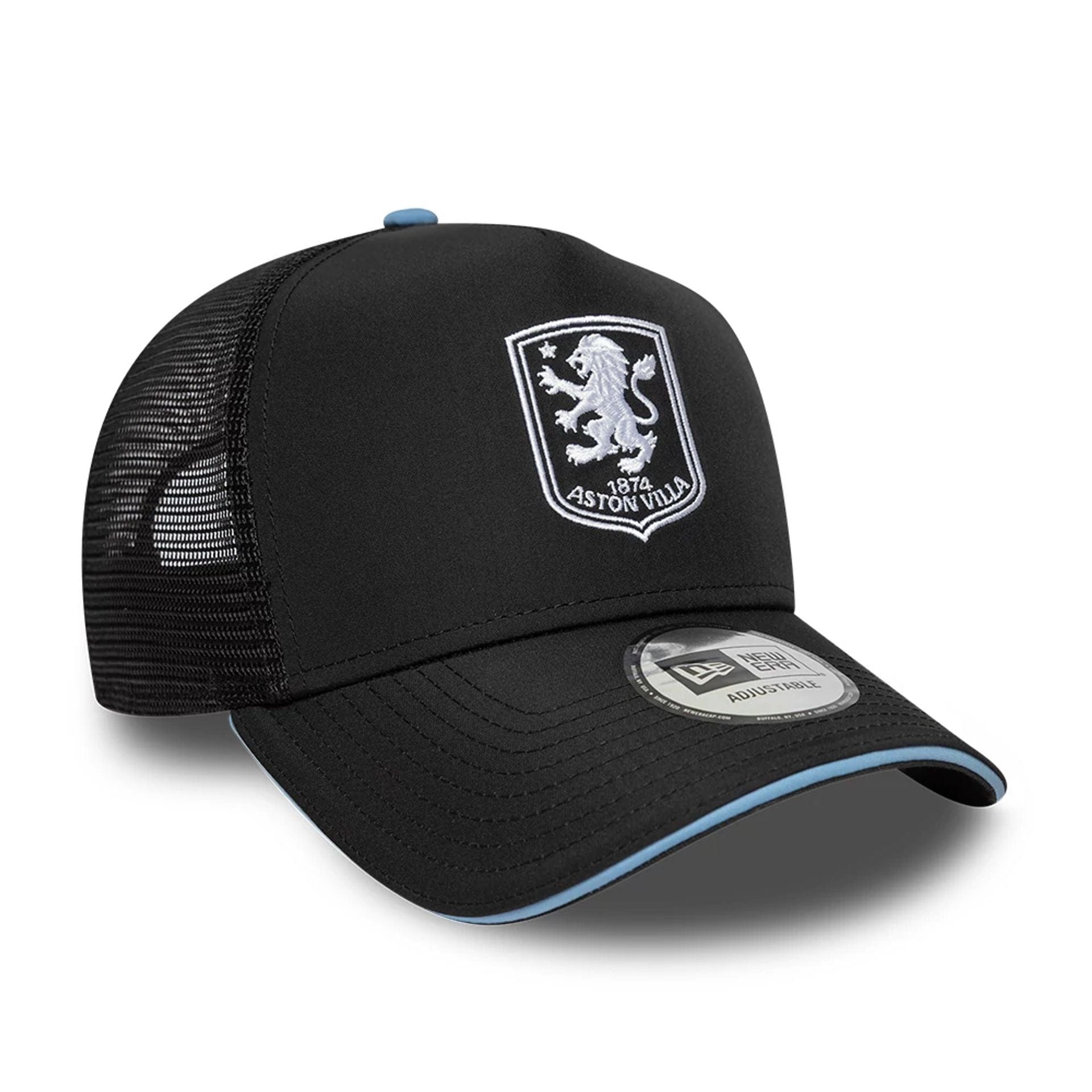 Aston Villa FC Away Kit Black 9FORTY A-Frame Trucker Cap