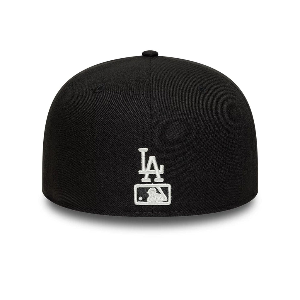 LA Dodgers MLB Faux Pearl Black 59FIFTY Fitted Cap
