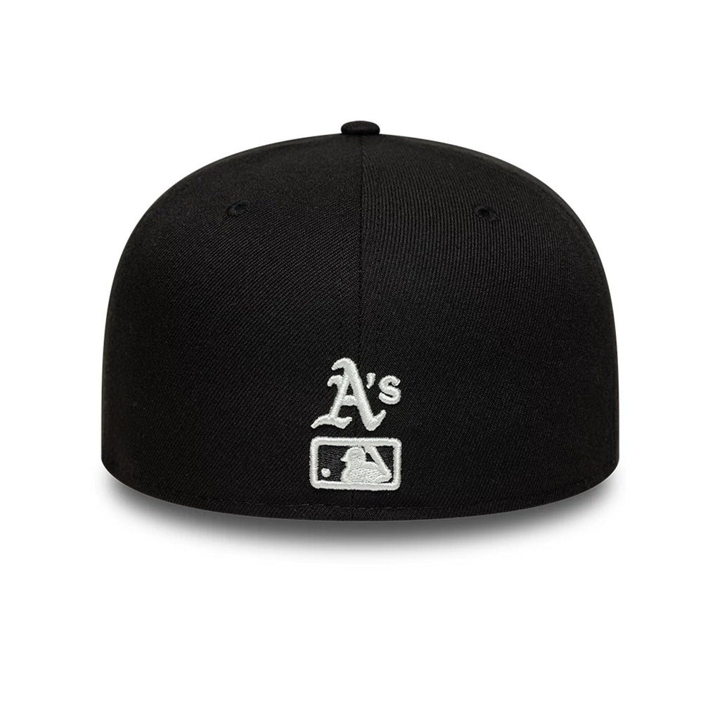 Oakland Athletics MLB Faux Pearl Black 59FIFTY Fitted Cap