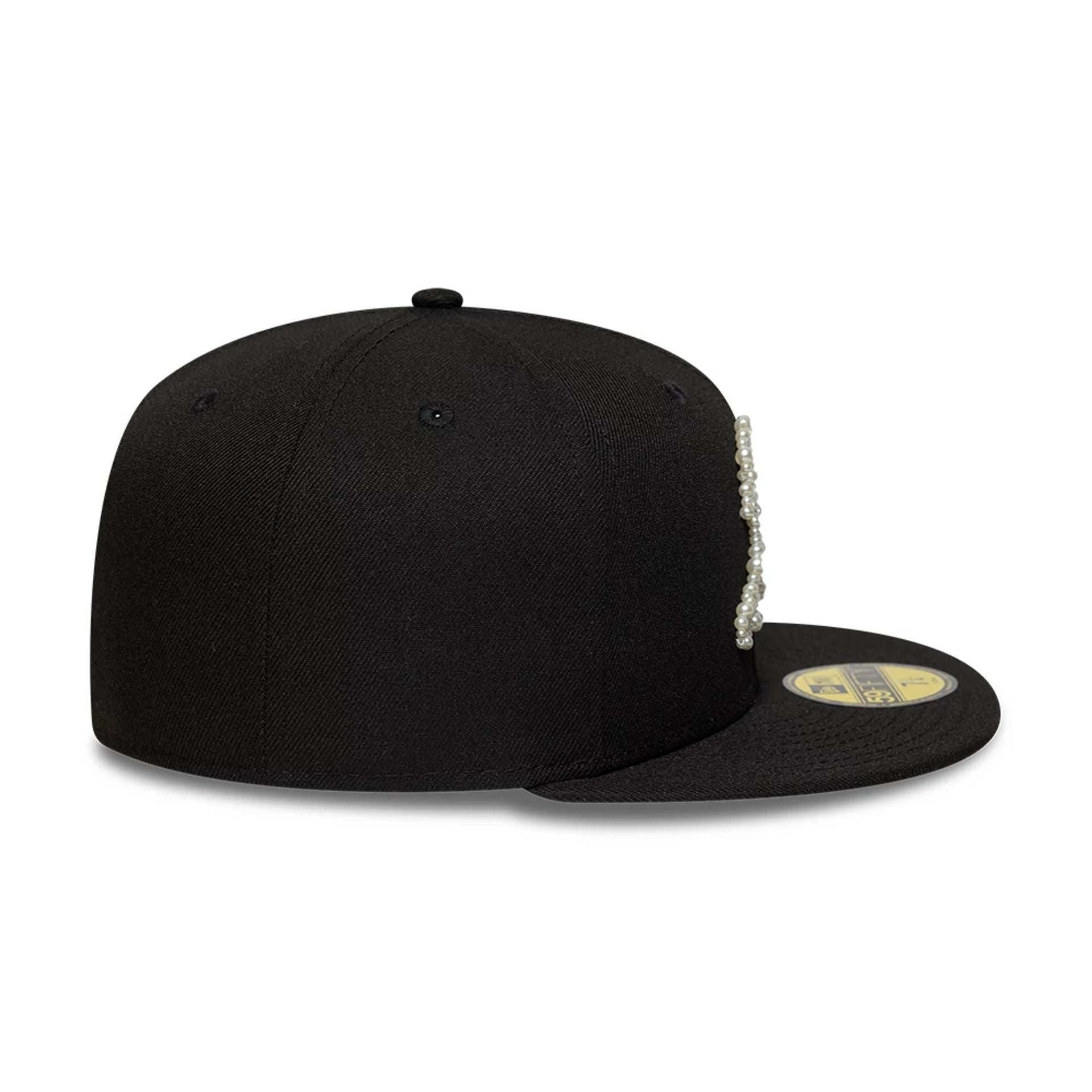 Oakland Athletics MLB Faux Pearl Black 59FIFTY Fitted Cap