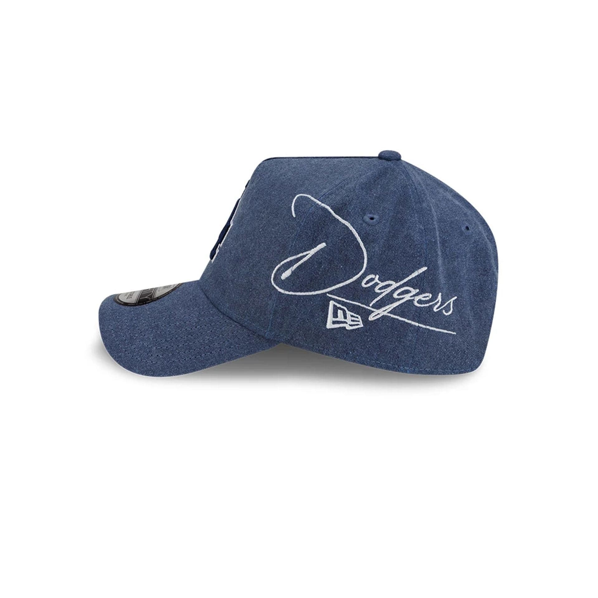 LA Dodgers MLB Script Wash Navy 9FORTY A-Frame Cap