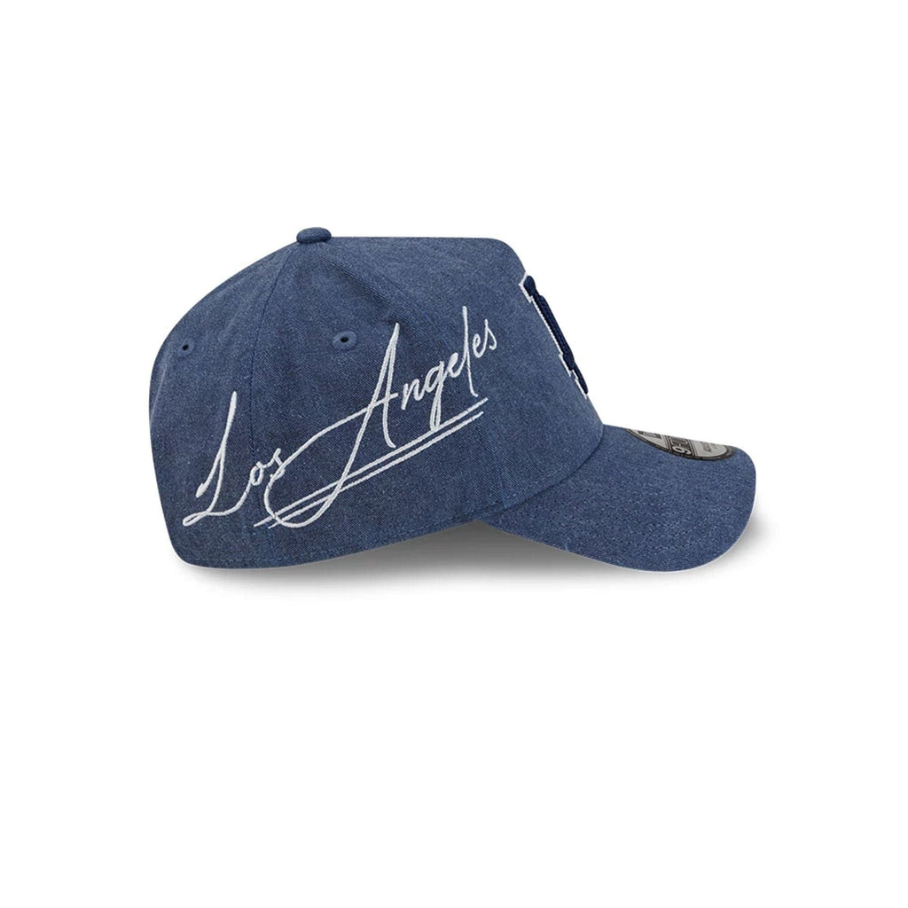 LA Dodgers MLB Script Wash Navy 9FORTY A-Frame Cap
