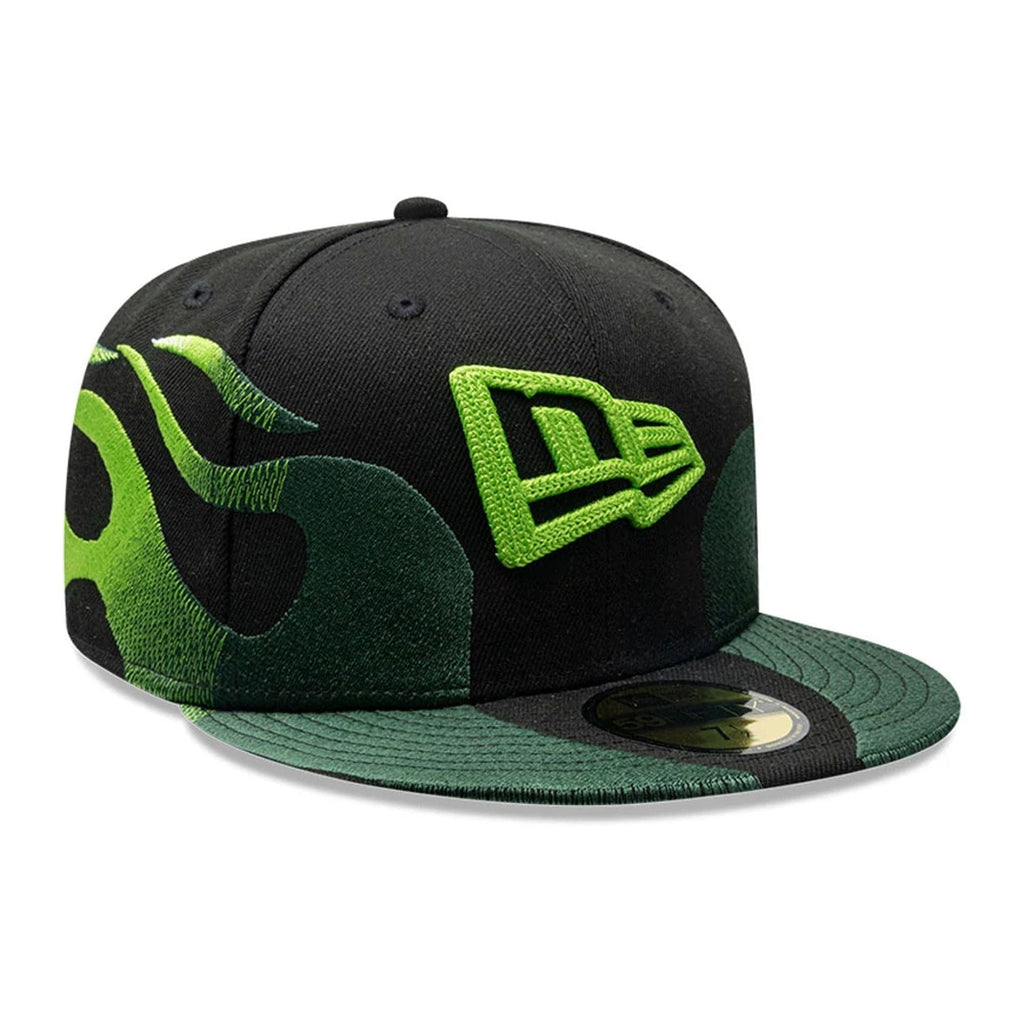 New Era Flame Black 59FIFTY Fitted Cap