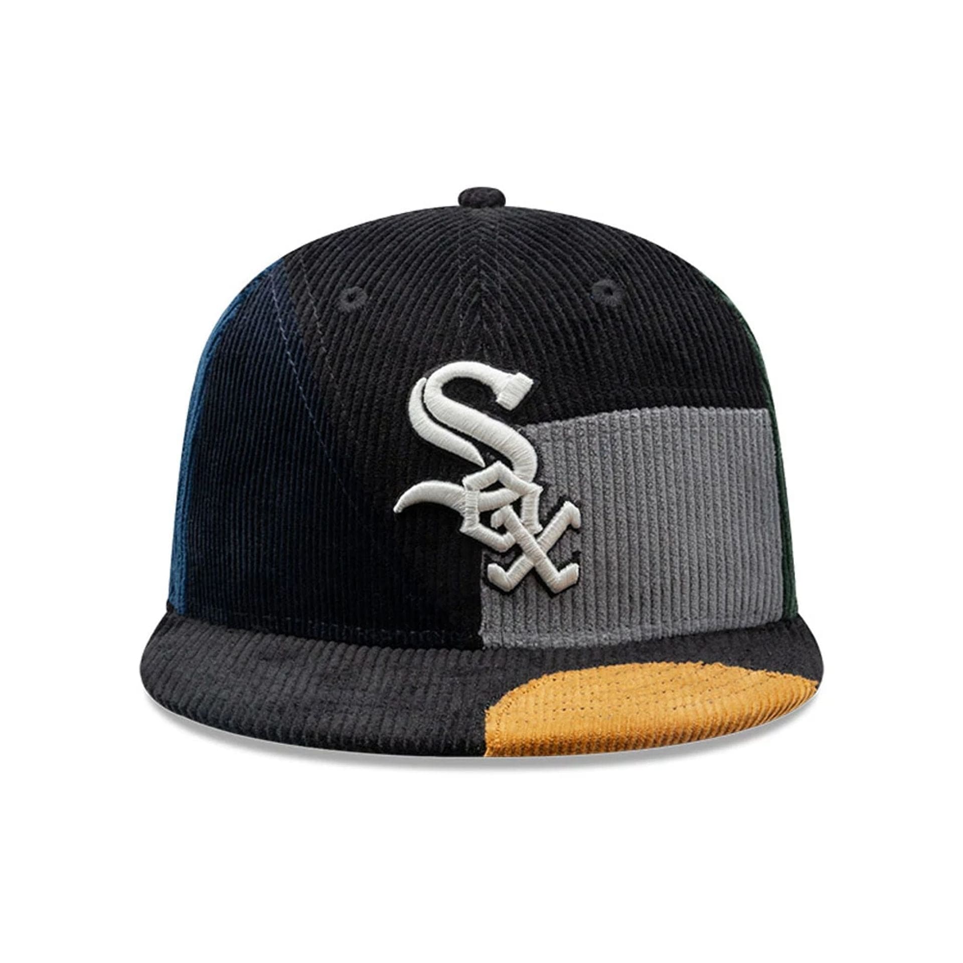 Chicago White Sox MLB Patchwork Black 59FIFTY Fitted Cap