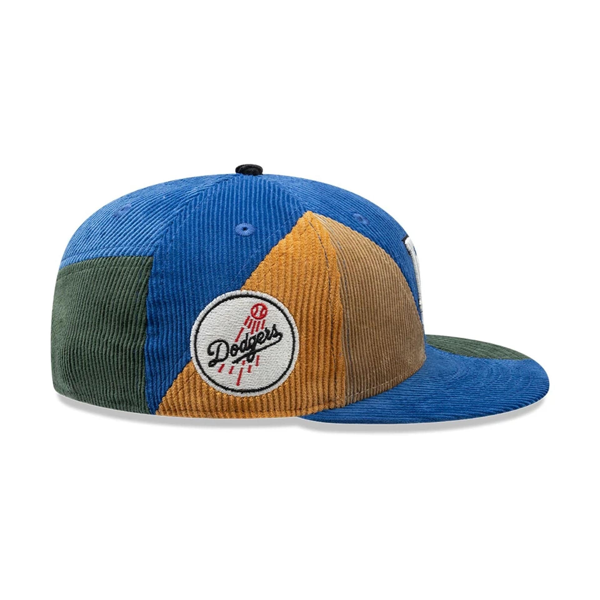 LA Dodgers MLB Patchwork Dark Blue 59FIFTY Fitted Cap