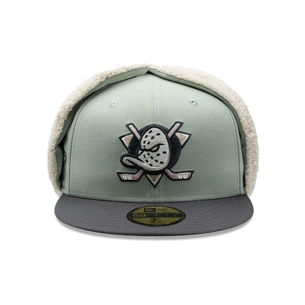 Anaheim Ducks NHL Patch Pastel Green Dogear 59FIFTY Fitted Cap