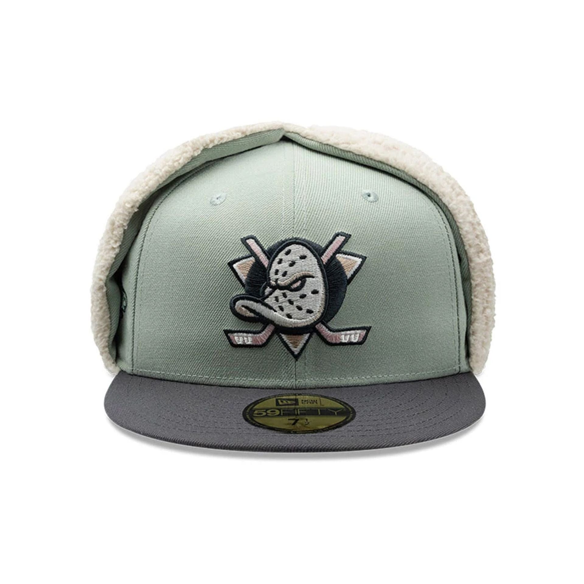 Anaheim Ducks NHL Patch Pastel Green Dogear 59FIFTY Fitted Cap