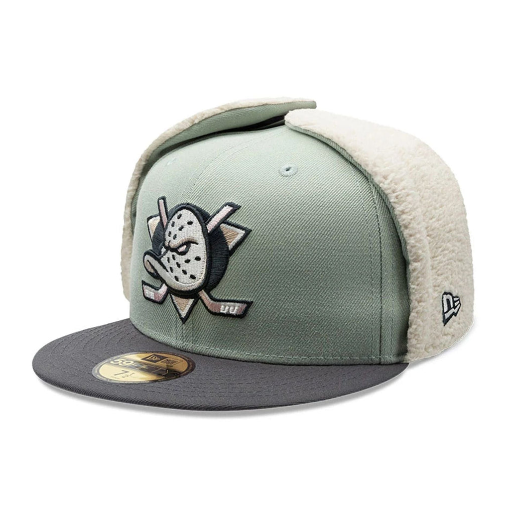 Anaheim Ducks NHL Patch Pastel Green Dogear 59FIFTY Fitted Cap