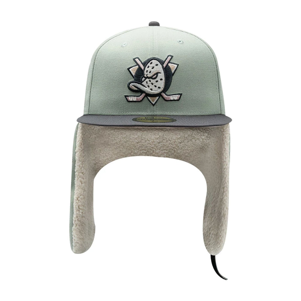 Anaheim Ducks NHL Patch Pastel Green Dogear 59FIFTY Fitted Cap