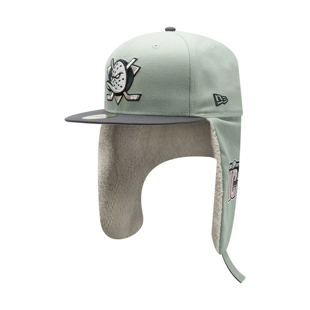 Anaheim Ducks NHL Patch Pastel Green Dogear 59FIFTY Fitted Cap