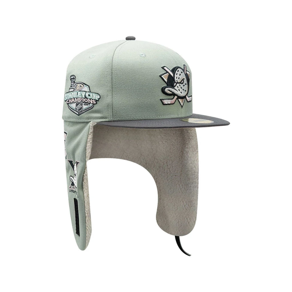 Anaheim Ducks NHL Patch Pastel Green Dogear 59FIFTY Fitted Cap