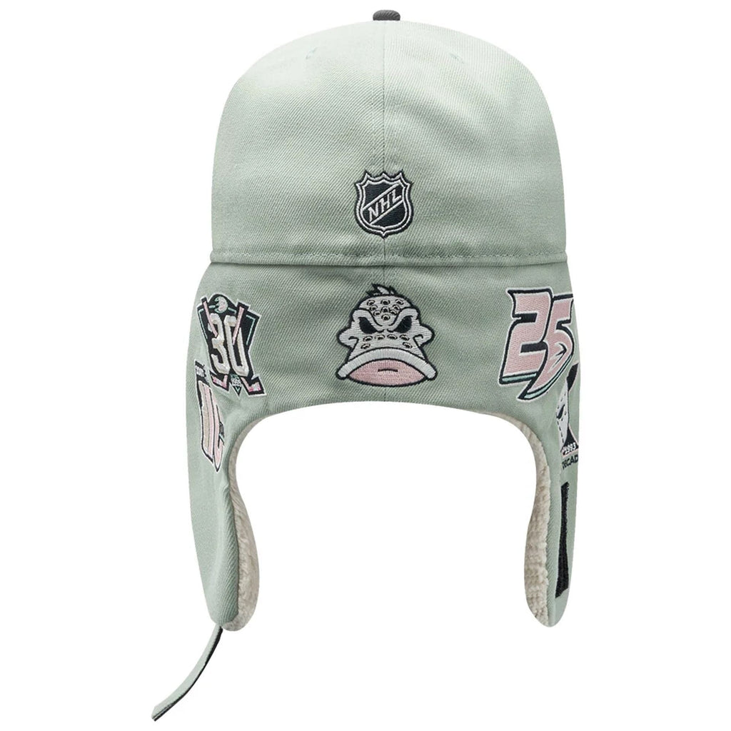 Anaheim Ducks NHL Patch Pastel Green Dogear 59FIFTY Fitted Cap
