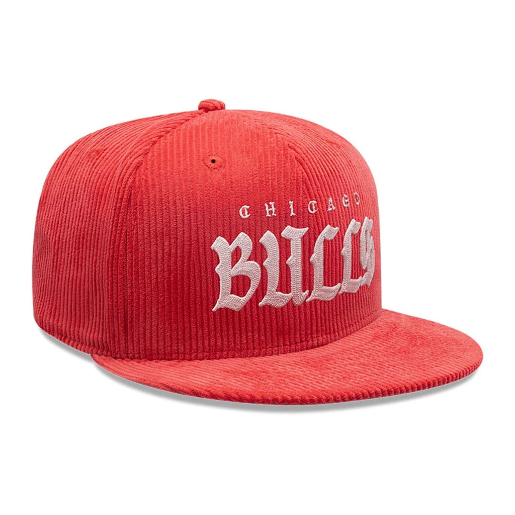 Chicago Bulls NBA Old English Red 9FIFTY Snapback Cap