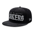 LA Lakers NBA Old English Black 9FIFTY Snapback Cap