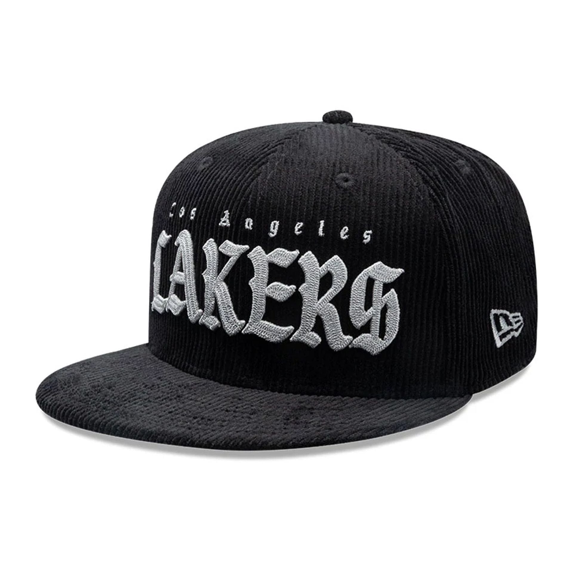 LA Lakers NBA Old English Black 9FIFTY Snapback Cap