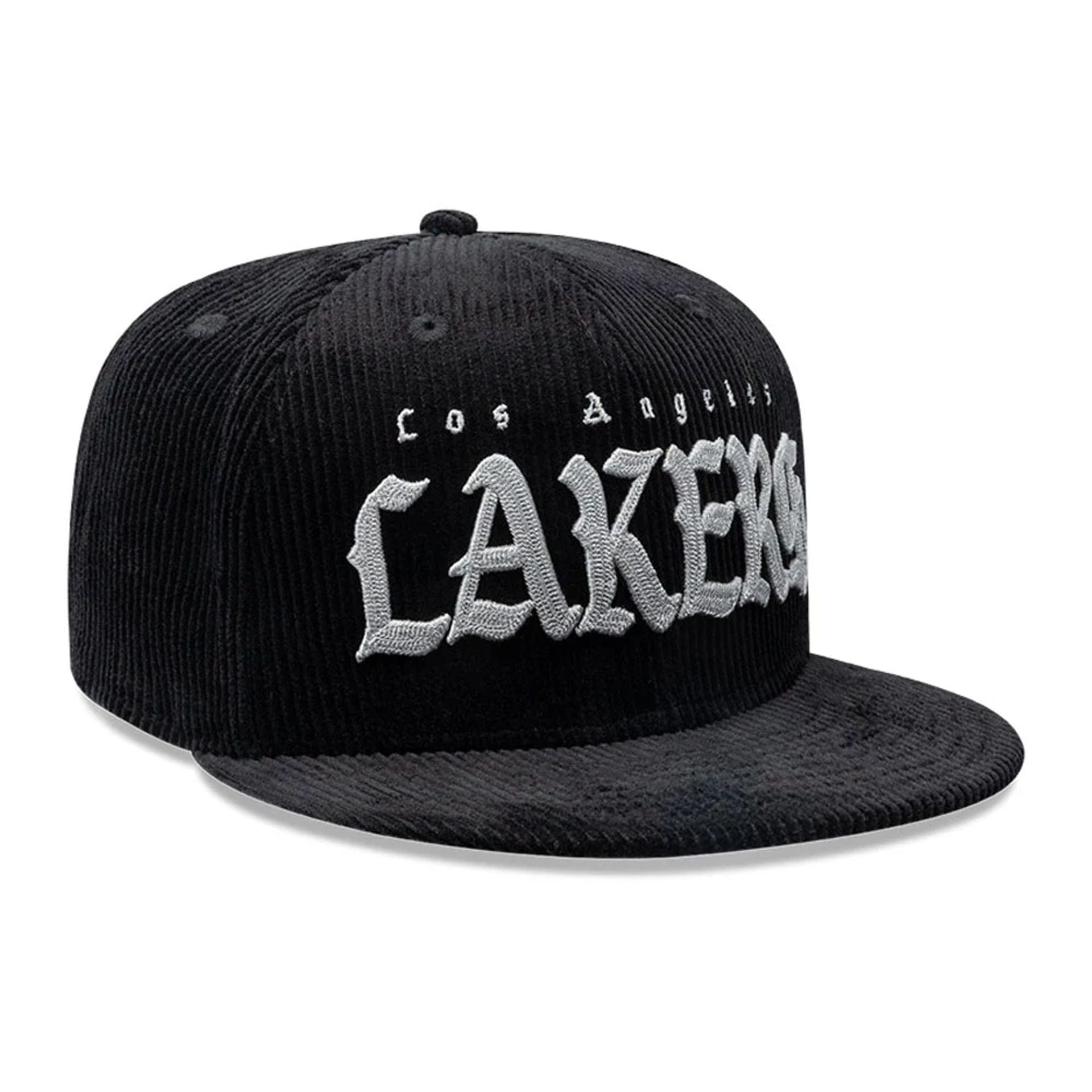 LA Lakers NBA Old English Black 9FIFTY Snapback Cap