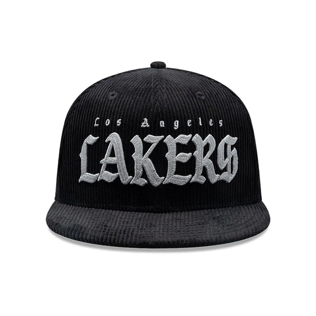 LA Lakers NBA Old English Black 9FIFTY Snapback Cap