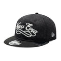 New Era Melton Wool Black Retro Crown 9FIFTY Cap