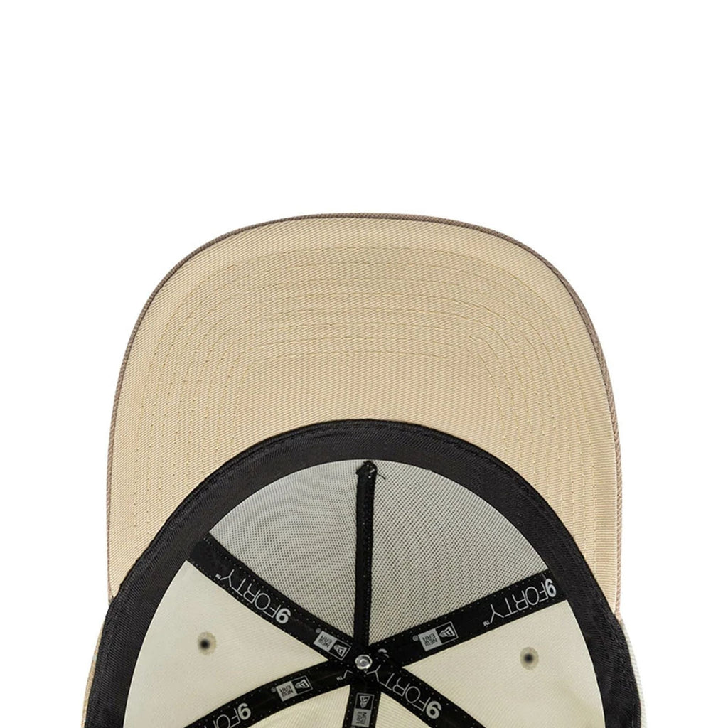 LA Dodgers MLB Gothic Script White 9FORTY A-Frame Cap