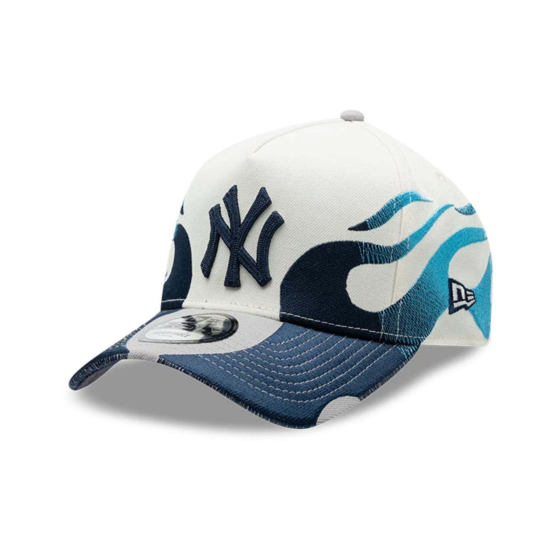 New York Yankees MLB Flame Cream 9FORTY A-Frame Cap
