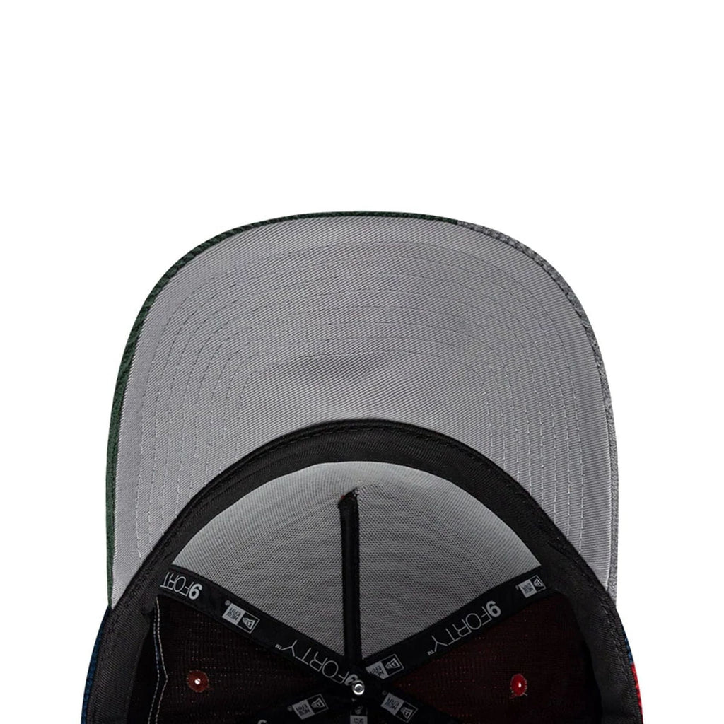 New Era Patchwork Red 9FORTY A-Frame Cap