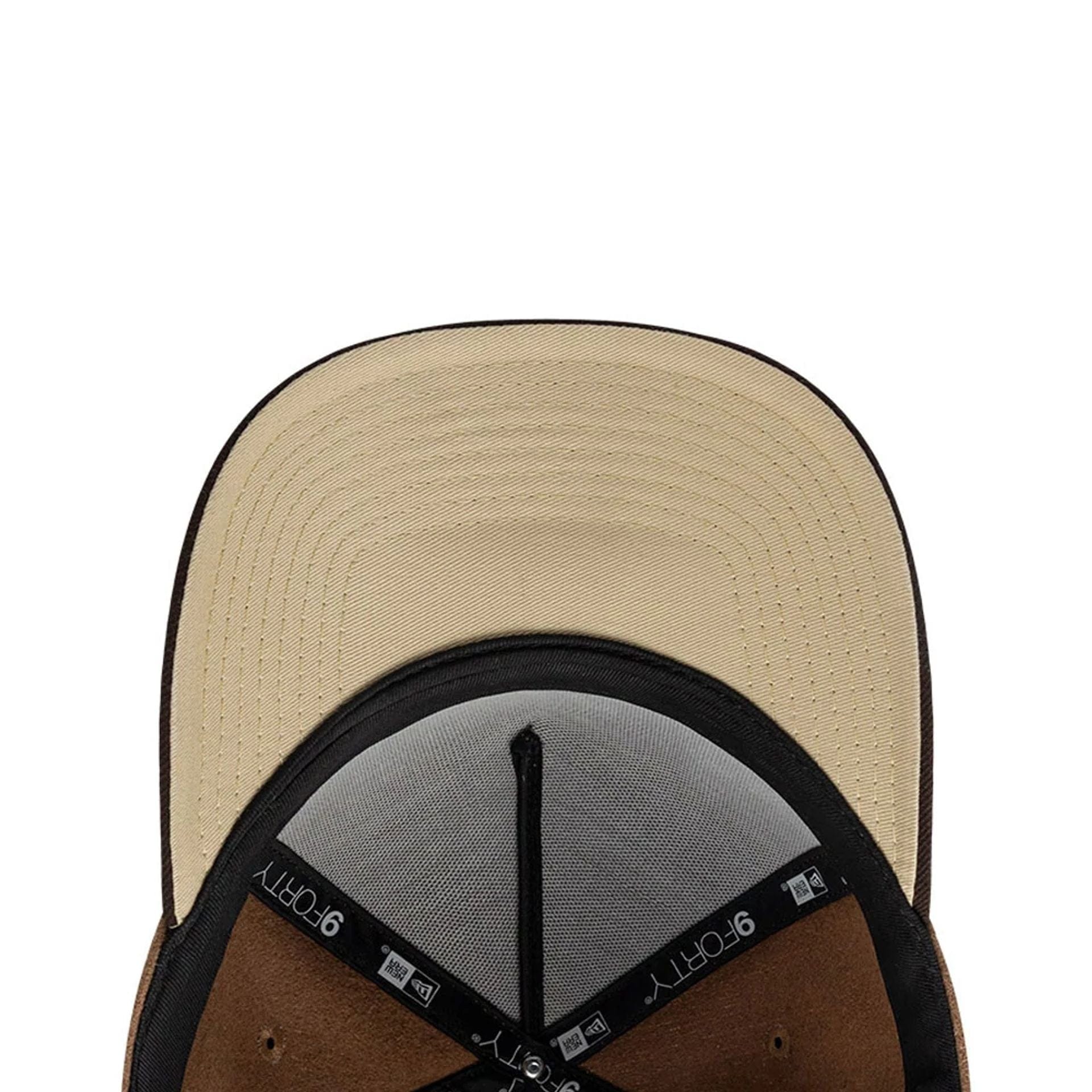 New Era Melton Wool Beige 9FORTY A-Frame Cap
