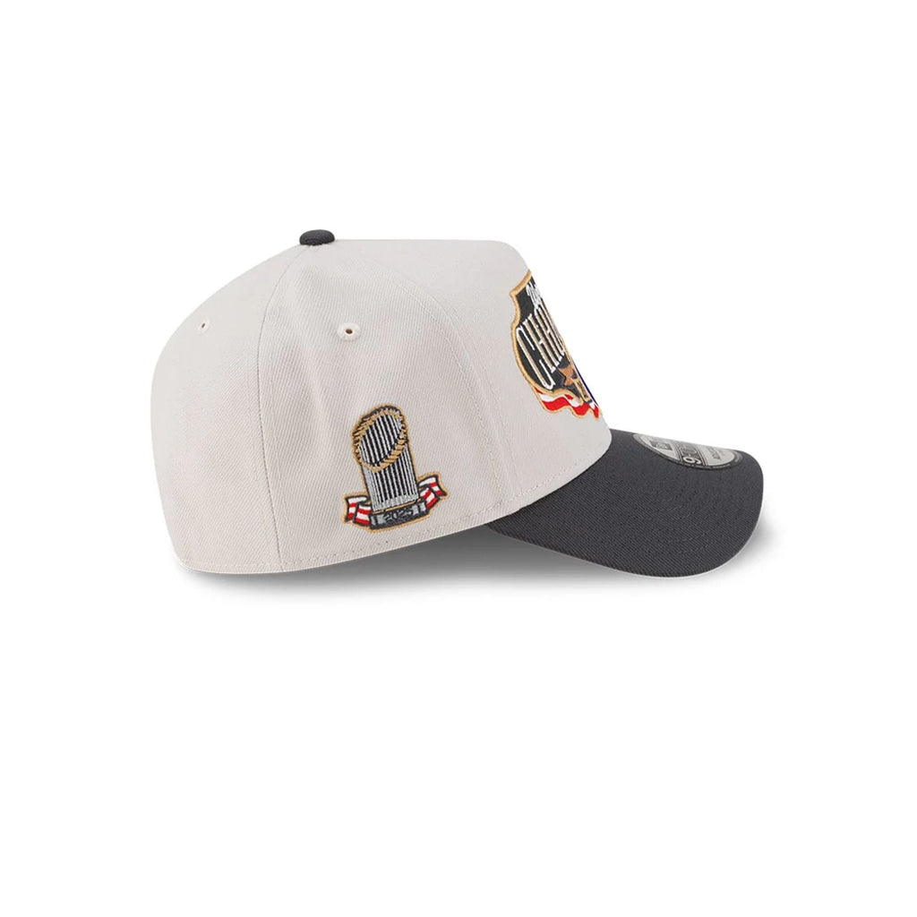 LA Dodgers MLB World Series Champions 2025 White 9FORTY A-Frame Cap