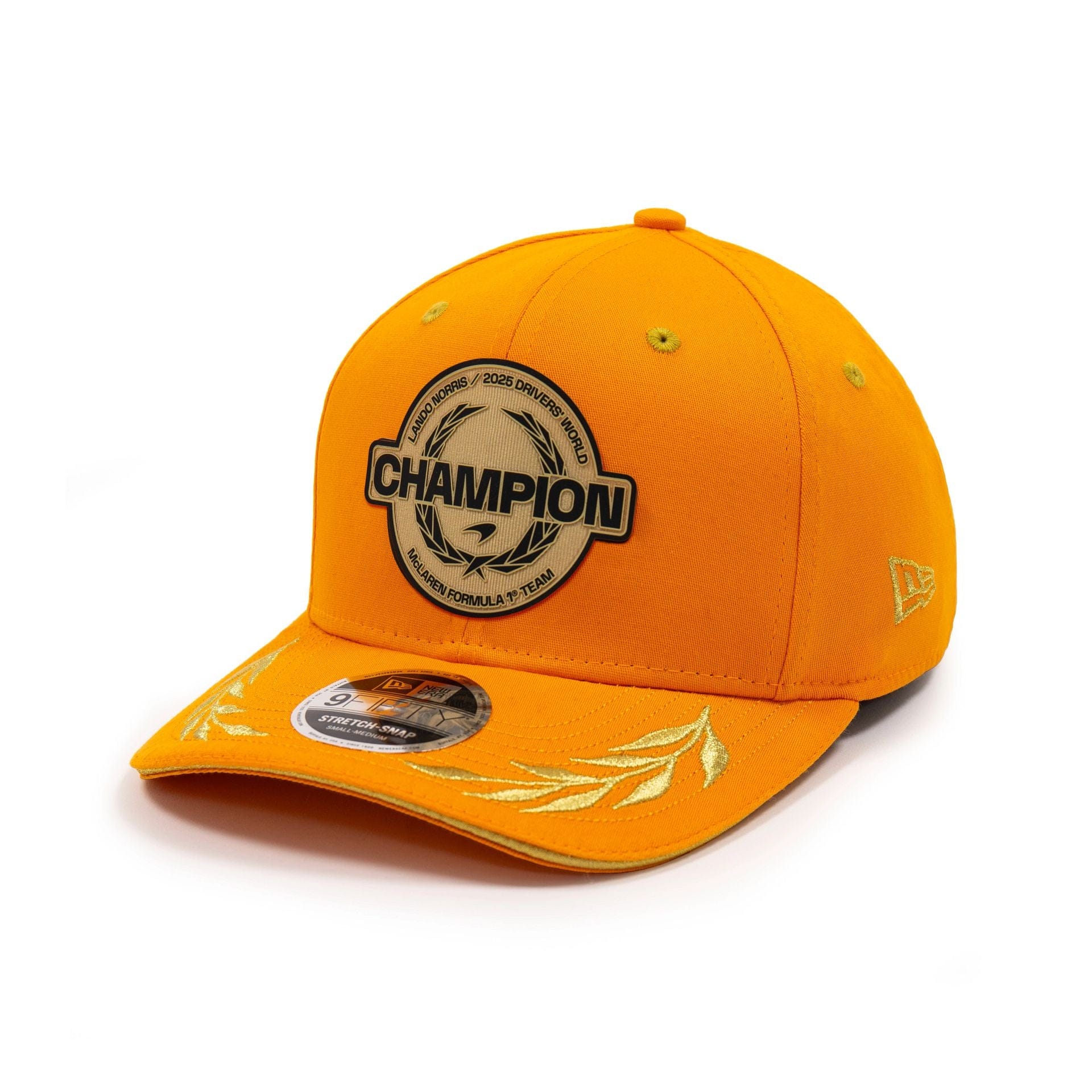 McLaren Formula 1 Team Lando Norris 2025 Drivers' World Champion Orange 9FIFTY Stretch Snap Adjustable Cap