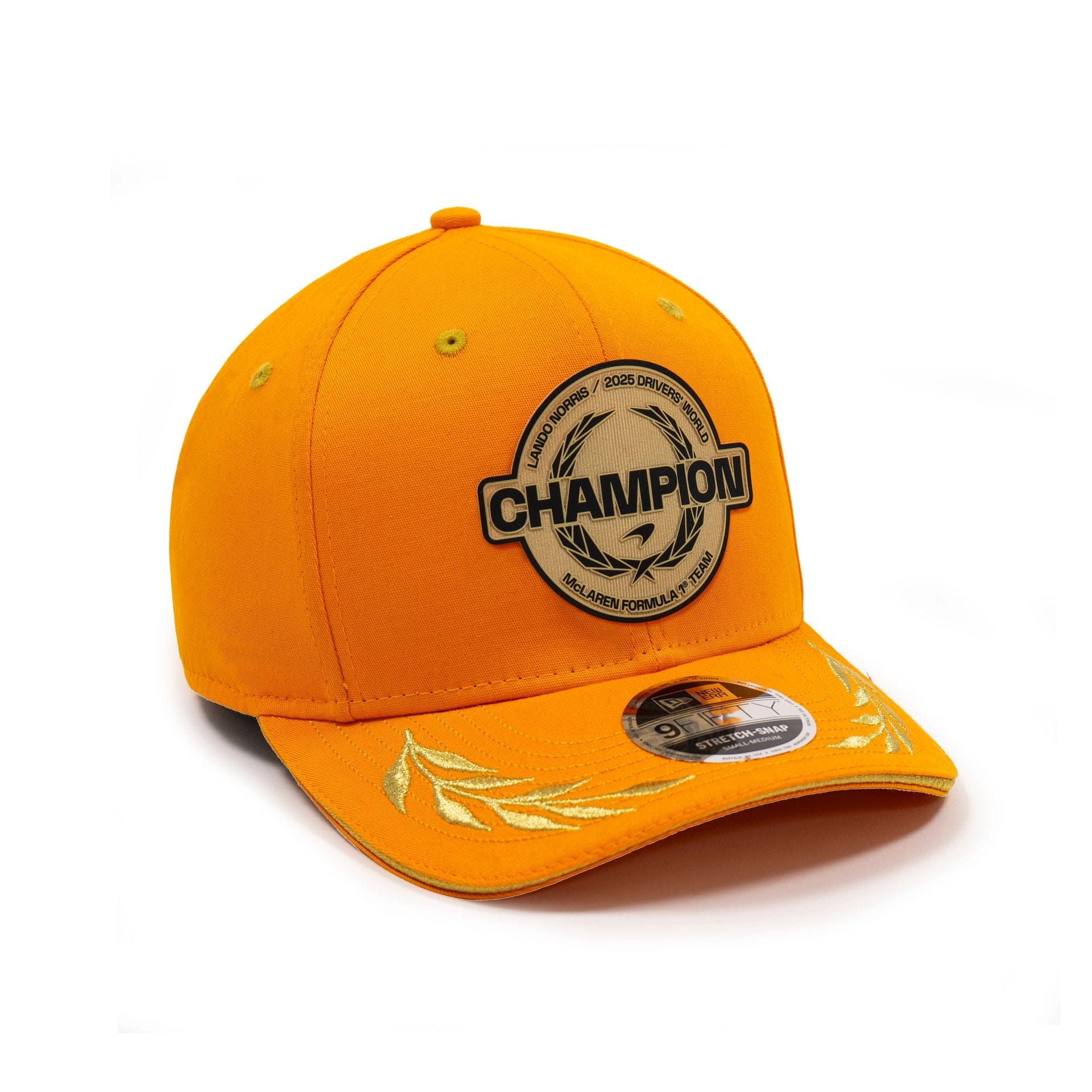 McLaren Formula 1 Team Lando Norris 2025 Drivers' World Champion Orange 9FIFTY Stretch Snap Adjustable Cap